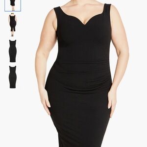 City Chic Kiana Stretch Crepe Sheath Dress (Plus) L/20W